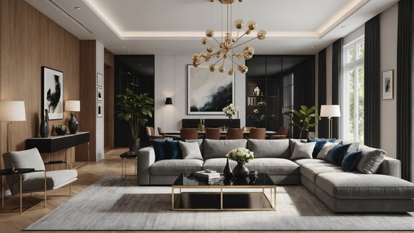 Tendances de décoration intérieure pour une maison moderne et élégante